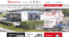 Desktop Screenshot of kei-autocentrum.cz